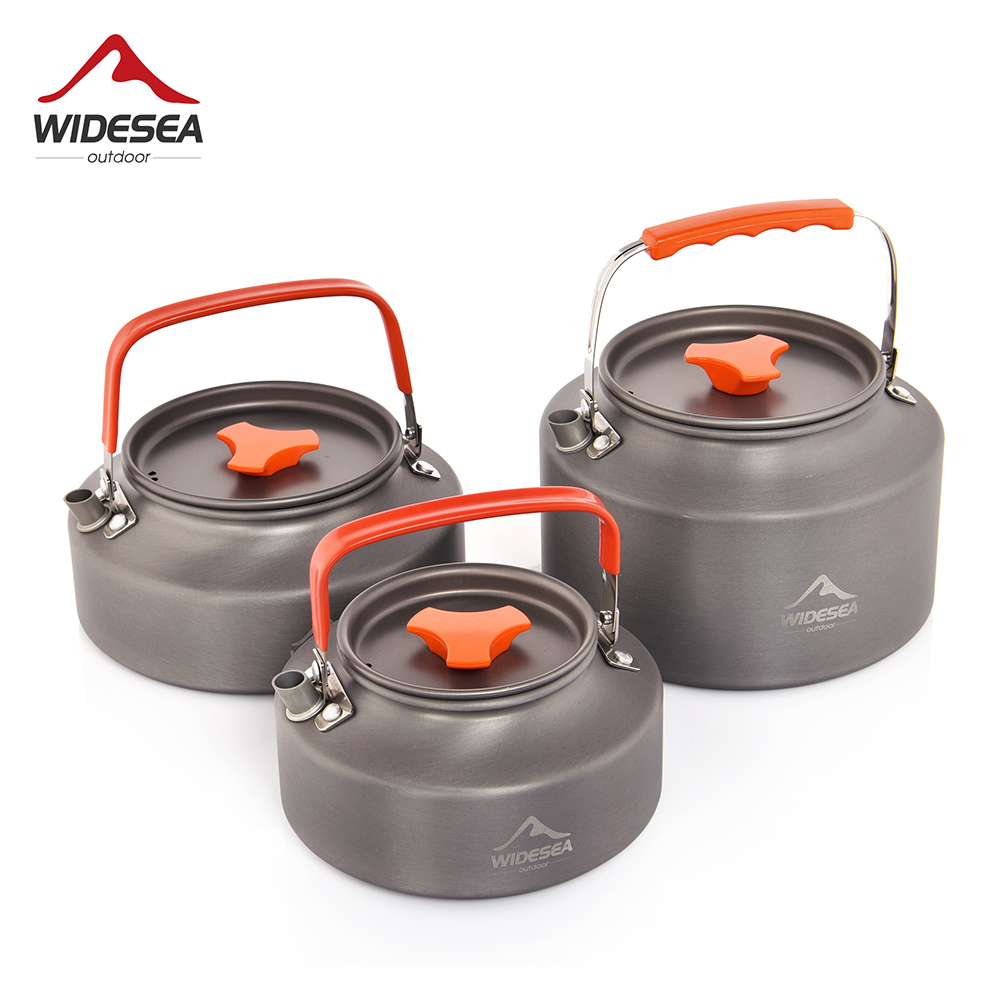 Camping Cooking Kit - Widesea 1.1L 2L1.5L Camping Waterkoker Outdoor