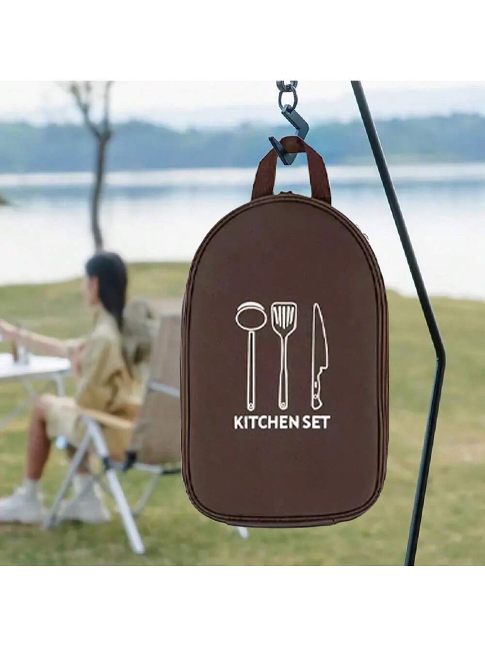Camping Cooking Utensils Storage - Outdoor Camping Kookgerei Opbergtas Kookgerei Organisator