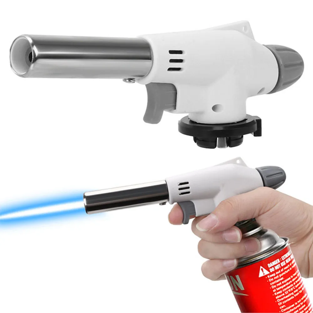 Camping Cooking No Gas - Draagbare Metalen Vlam Pistool Butaangas Lassen-Brander