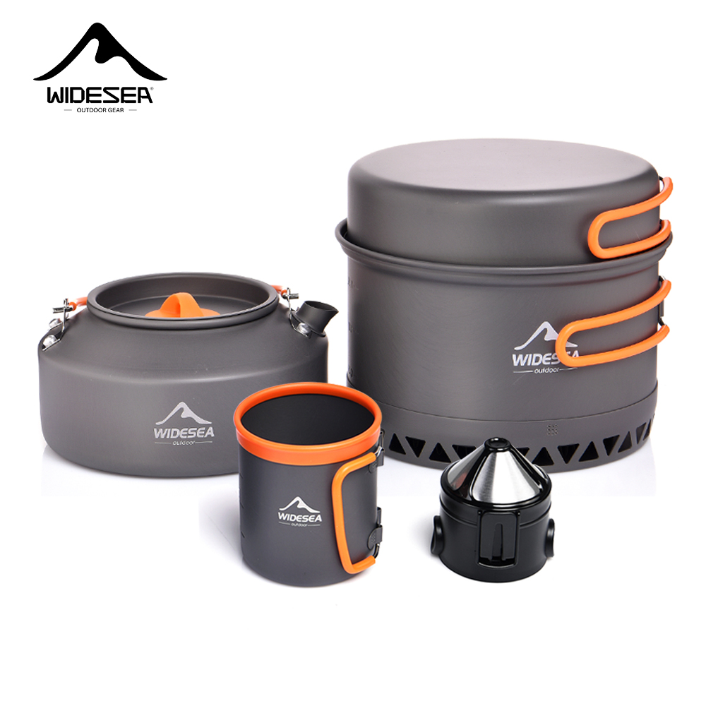 Camping Cooking Kit - Campingservies Outdoor pannenset Potten Toeristische ketel