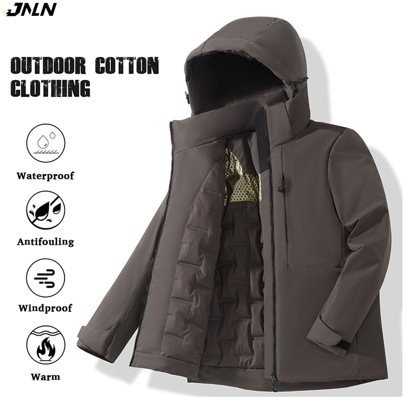 Camping Cooking Windbreak - JNLN Unisex waterdichte fleecejassen Winter winddicht