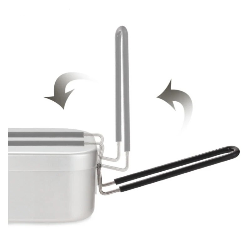 Camping Cooking Meals - 800/1400ML Aluminium Lunchboxen Reizen Camping Servies