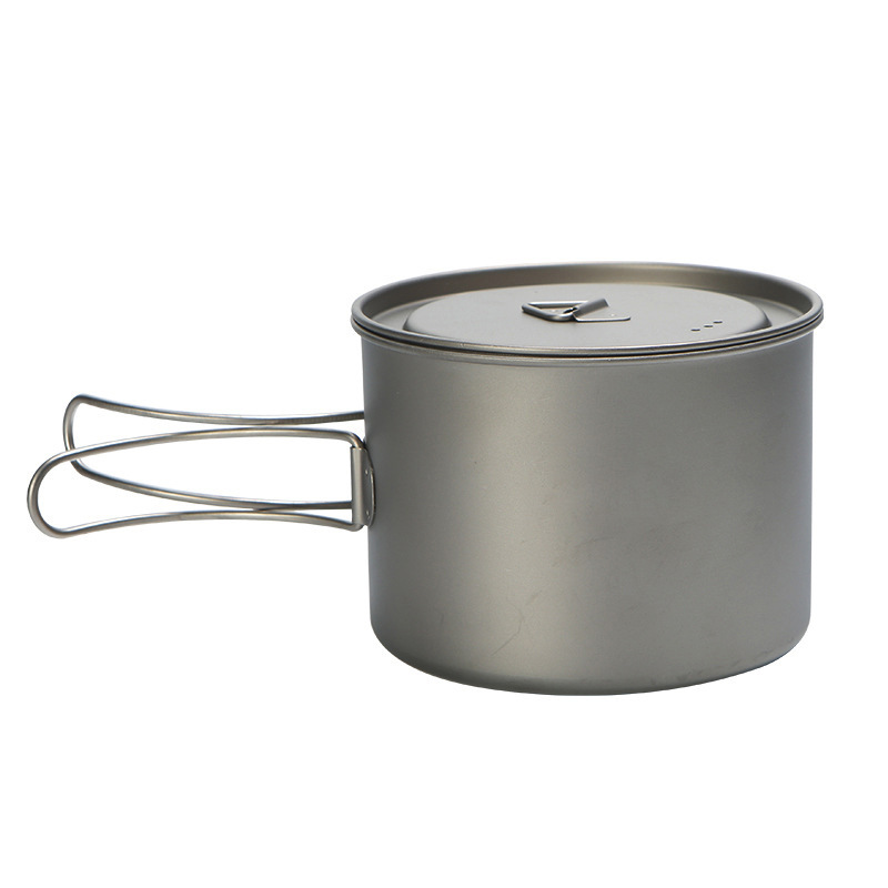 Camping Cooking Handle - Buiten Picknick Titanium Kookpot 750Ml 900Ml