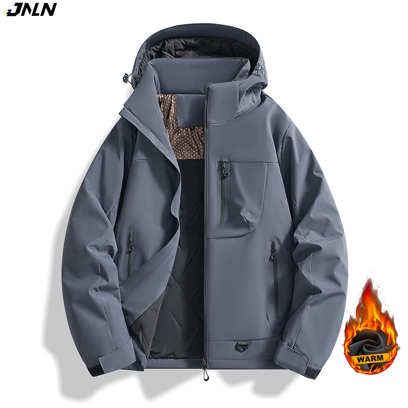 Camping Cooking Windbreak - JNLN Heren waterdichte fleece jas Grafeen