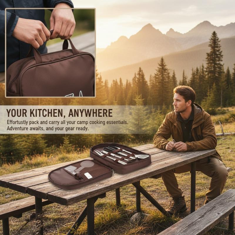 Camping Cooking Utensils Storage - Kooktas voor buiten Campingopbergtas Draagbare opbergtas