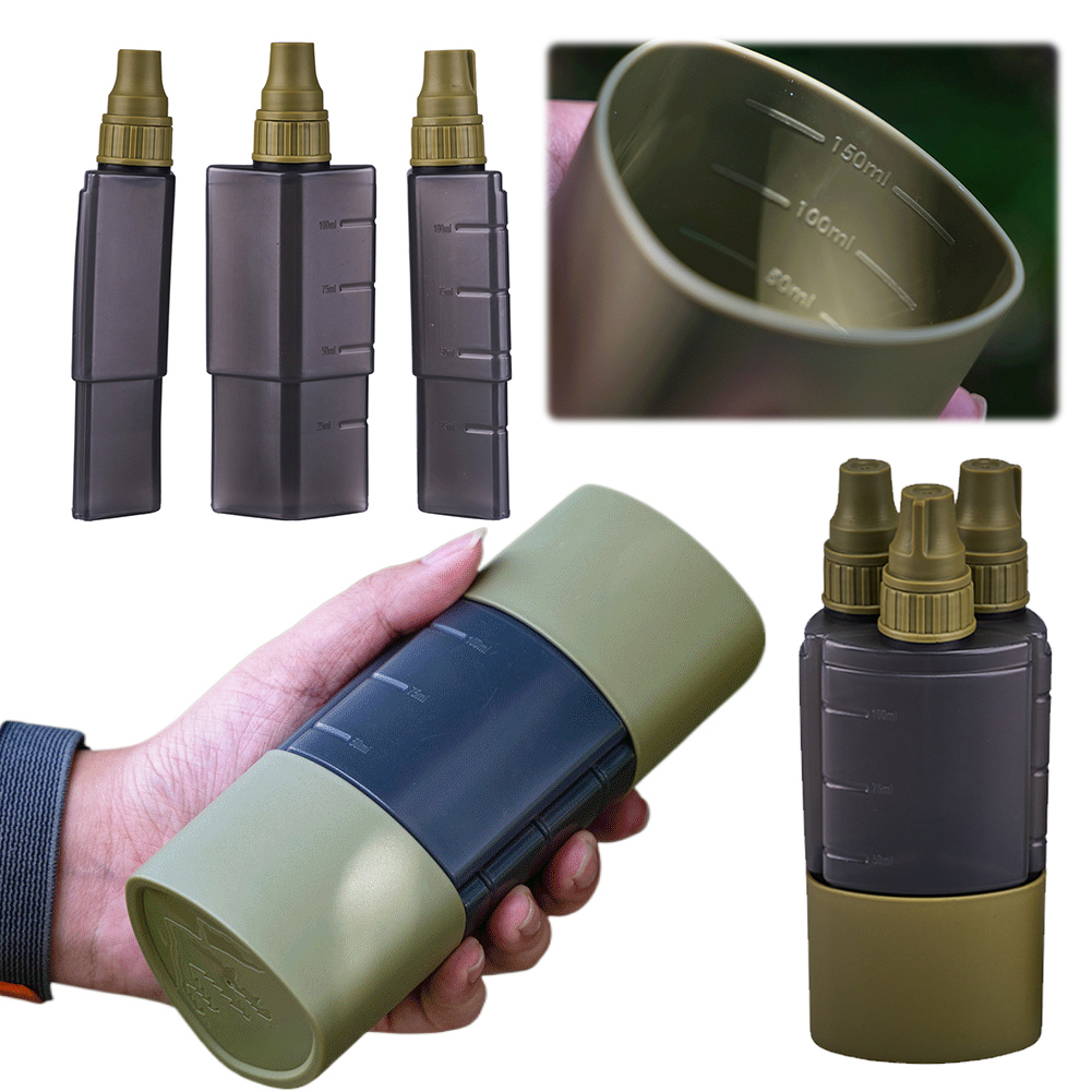 Camping Cooking Utensils Storage - 3-in-1 Outdoor Camping Kruidendispenser Fles BBQ