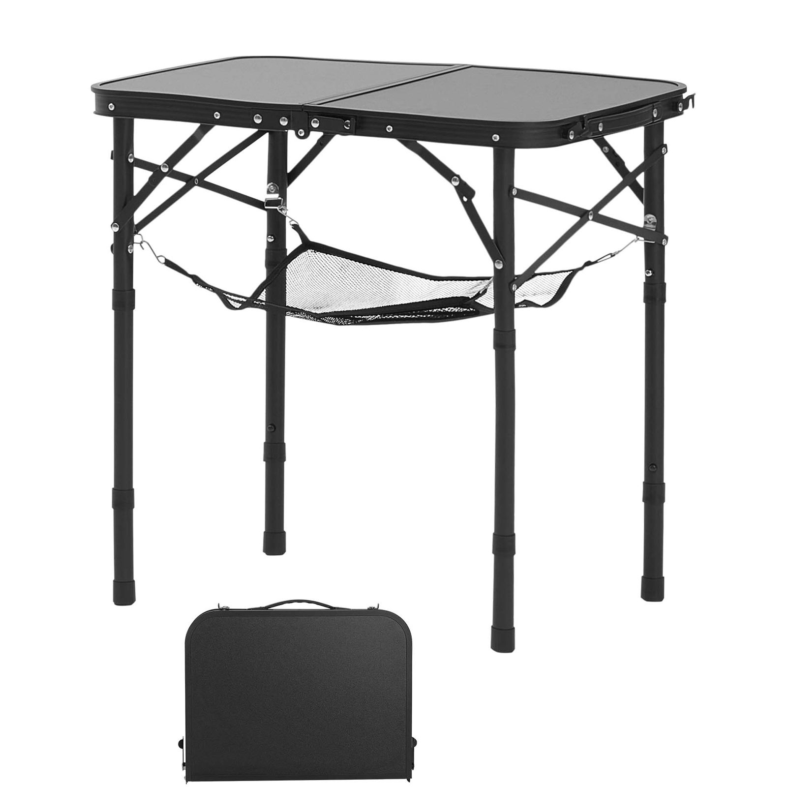 Camping Cooking Handle - Opvouwbare kampeertafel, in hoogte verstelbare draagbare