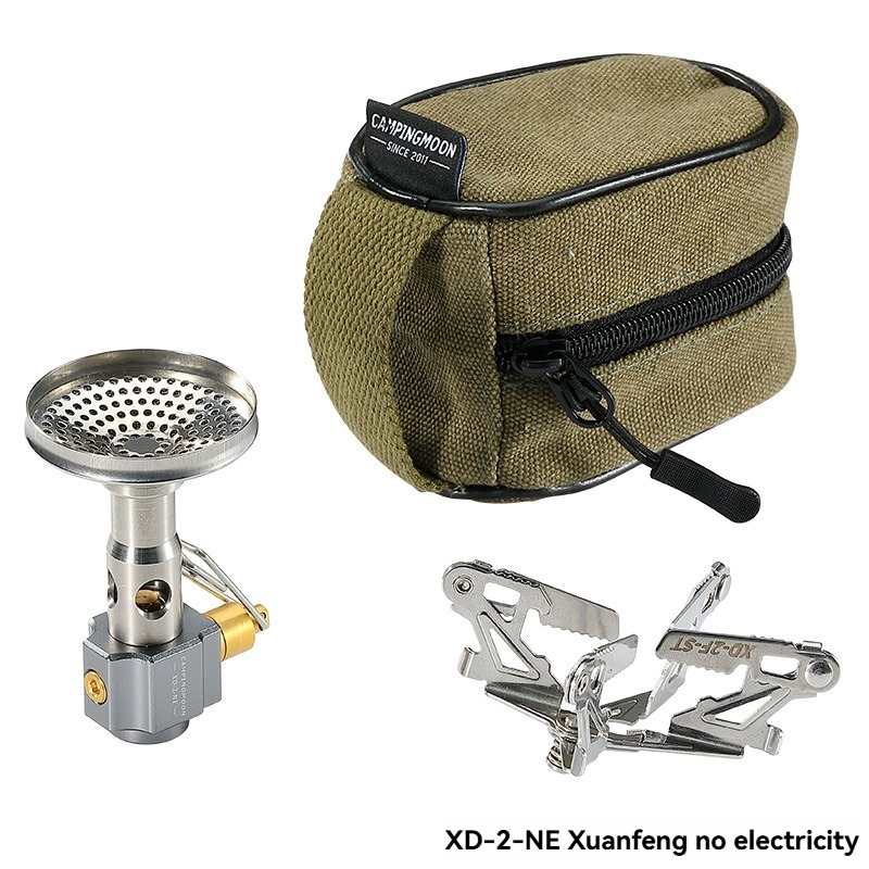 Camping Cooking No Gas - CAMPINGMOON XD-2-NE Mini Raketkachel Kooktoestel Draagbare