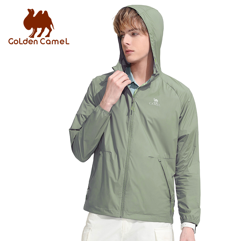 Camping Cooking Windbreak - GOLDEN CAMEL Heren Zonnebrandkleding Shirts Ademend