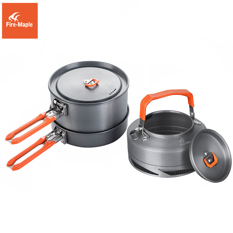 Quechua Camping Cooking Set - Fire Maple Camping Kookgerei Gebruiksvoorwerpen Gerechten