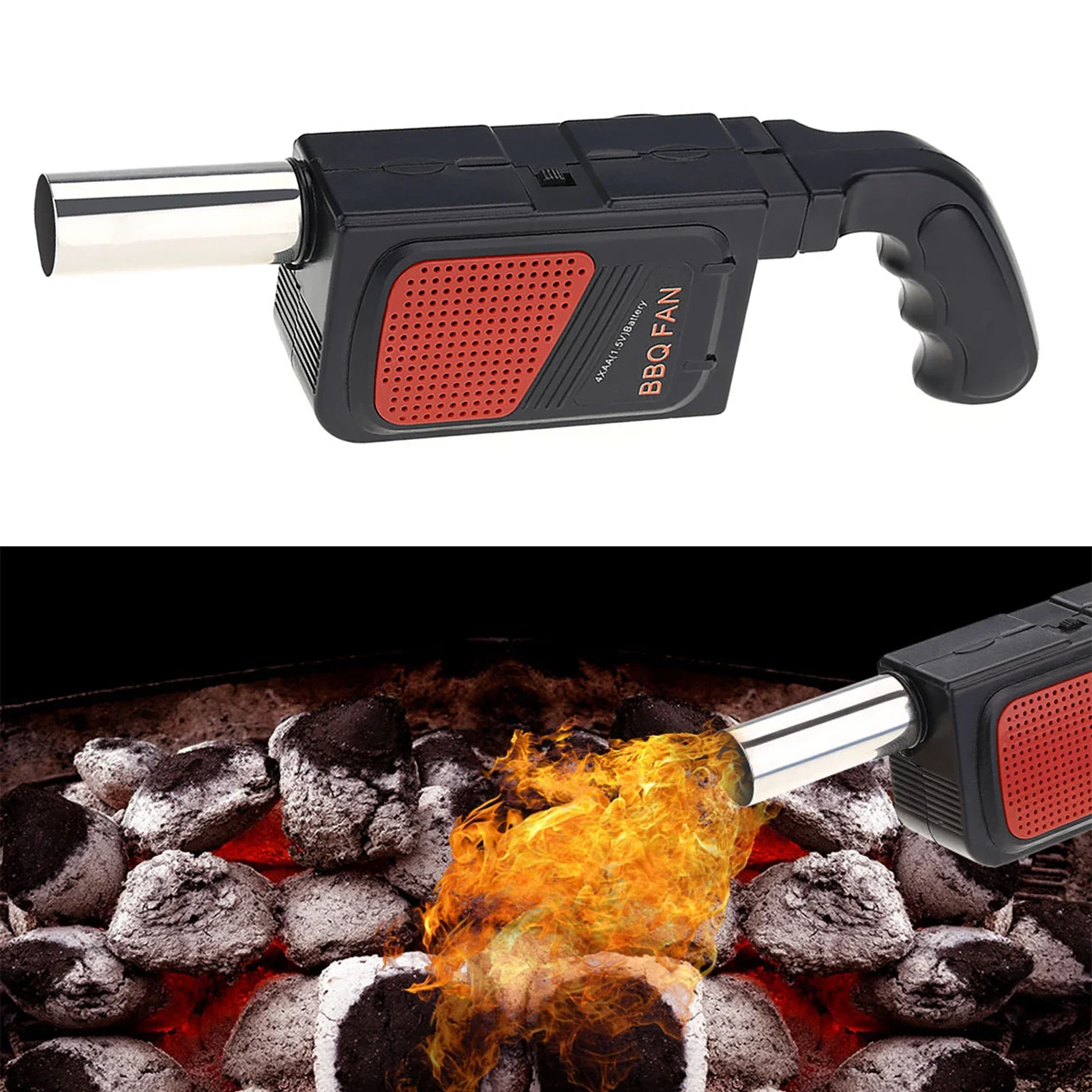 Camping Cooking Electric - Draagbare draagbare elektrische BBQ-ventilator Luchtblazer voor