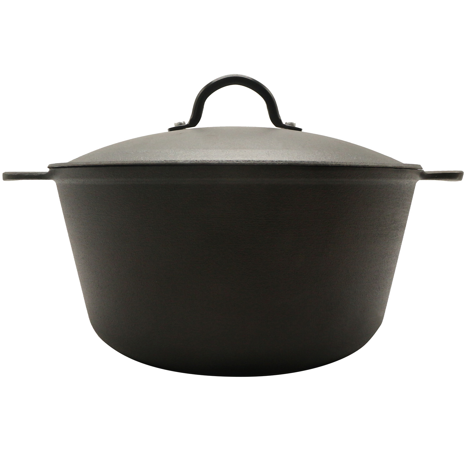 Camping Cooking Dutch Oven - HANSMART 5.2Qt Lichtgewicht gietijzeren Dutch Oven