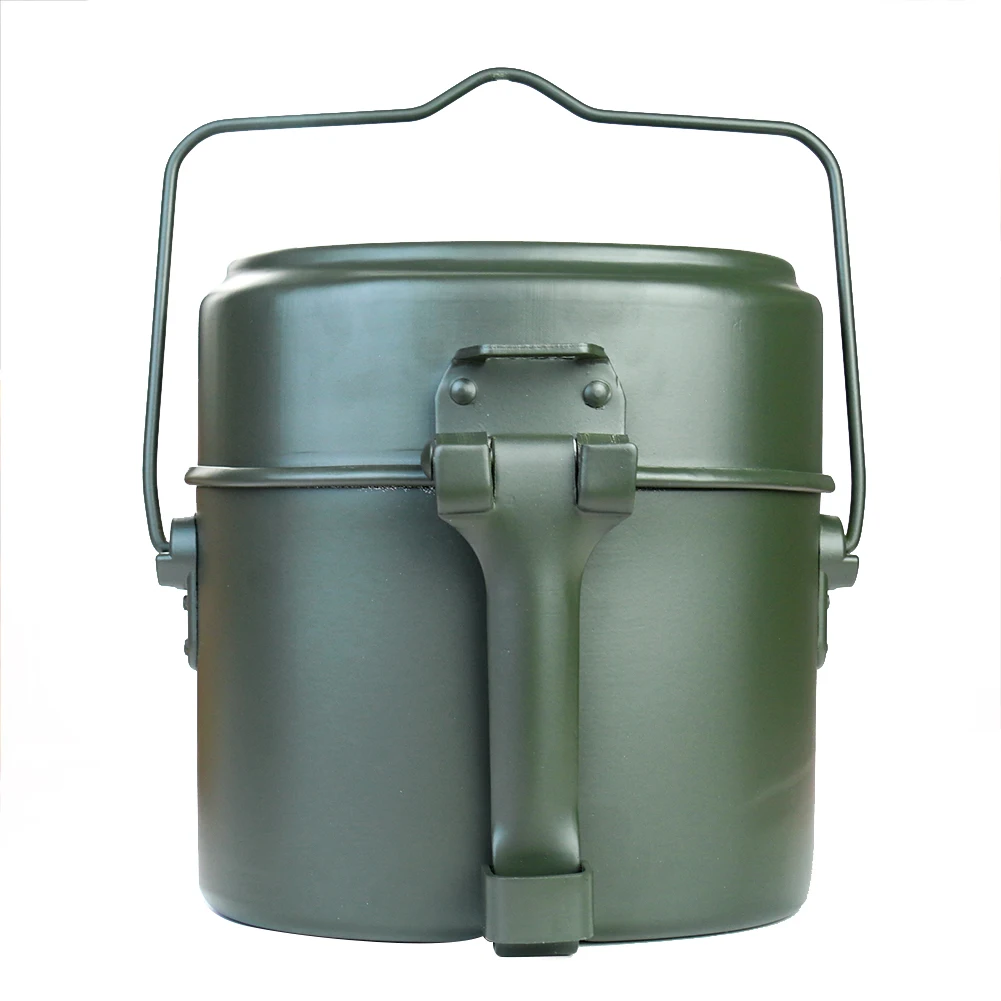 Camping Cooking Box - Draagbare lunchboxset van legering, lichtgewicht, duurzaam,