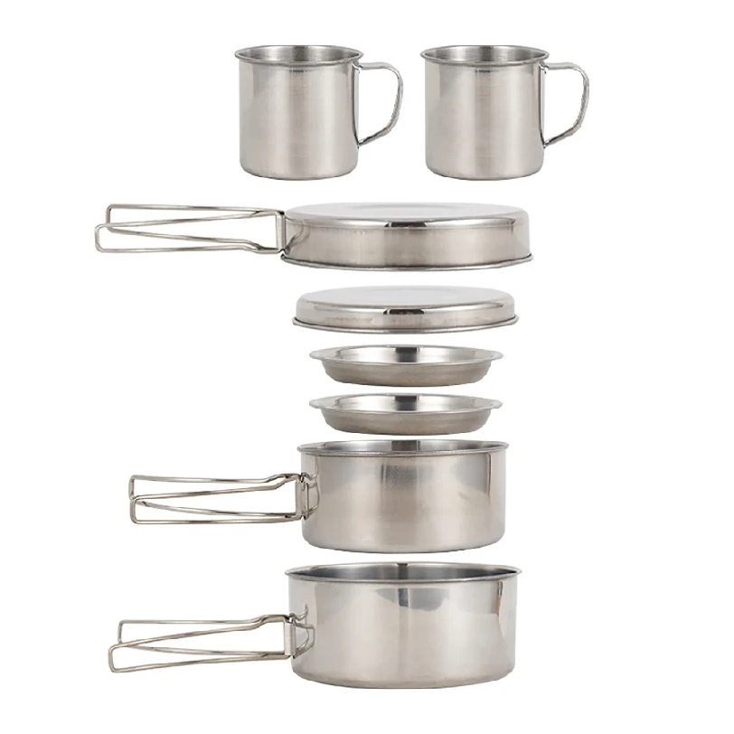 8 stks/set Camping Kookgerei M - Camping Cooking Utensils Storage recensie en prijs