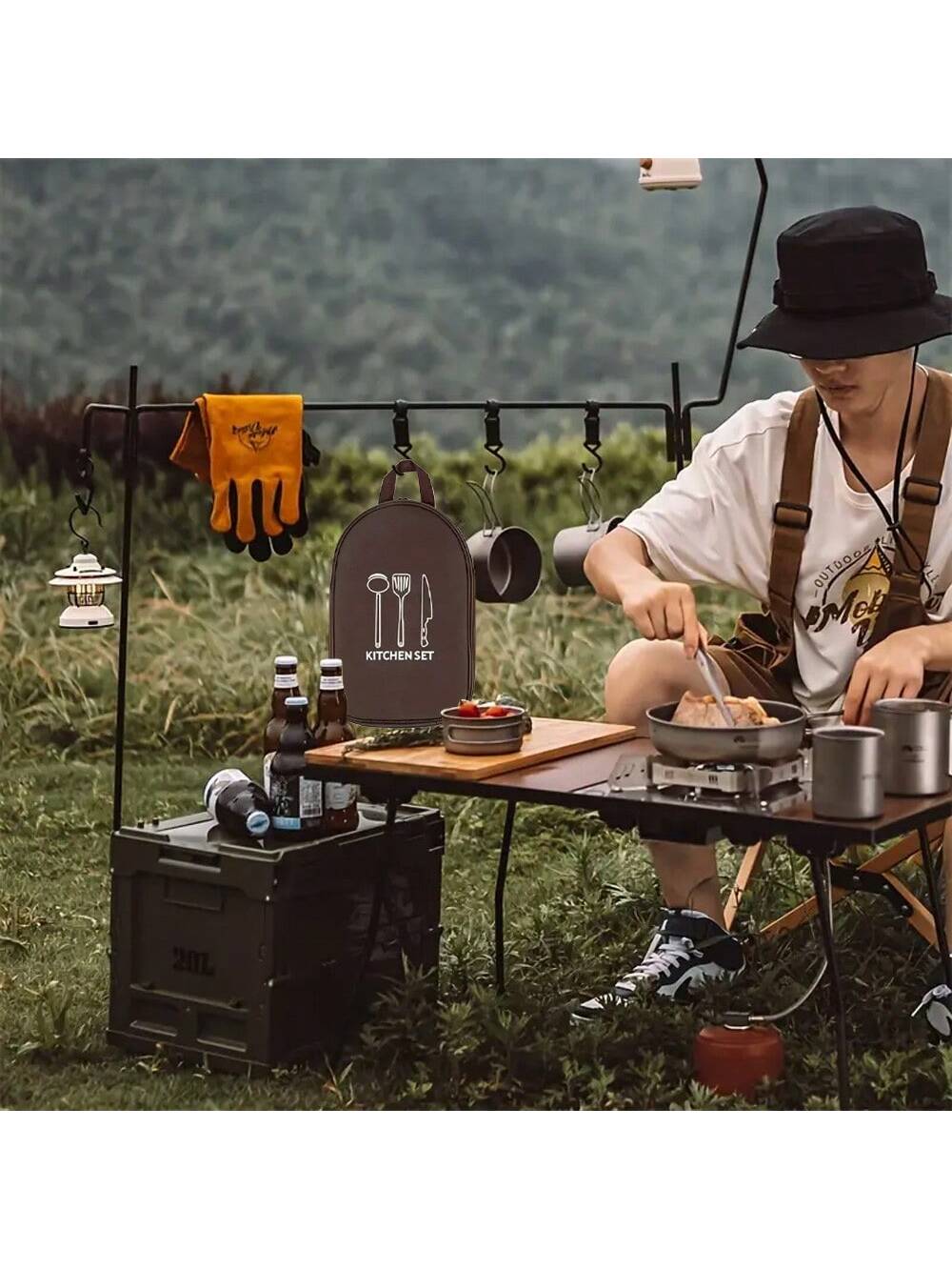 Outdoor Camping Kookgerei Opbe - Camping Cooking Utensils Storage recensie en prijs