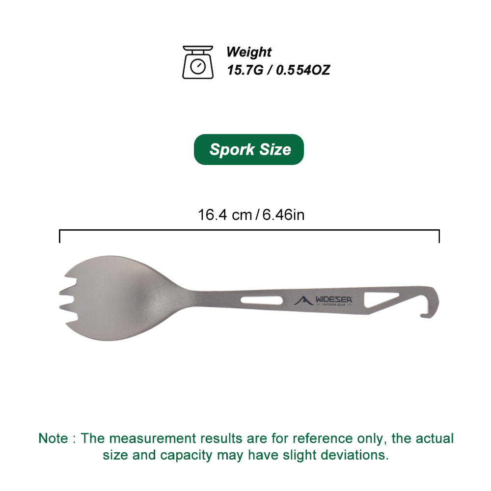 Widesea Camping Kookset Spork  - Camping Cooking And Eating recensie en prijs