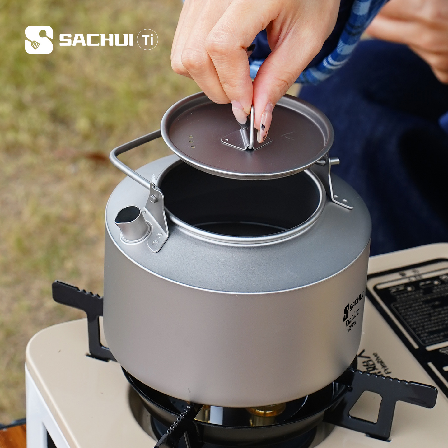 1000ML Pure Titanium Ketel Out - Camping Cooking Tin recensie en prijs