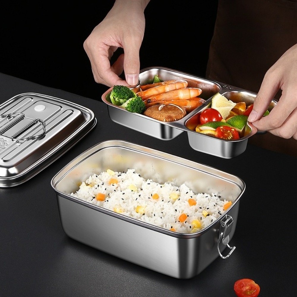 Dubbellaagse roestvrijstalen l - Camping Cooking Box recensie en prijs