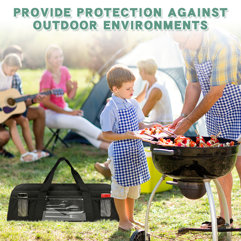 Duurzame opbergtas voor barbec - Camping Cooking Utensils Storage recensie en prijs