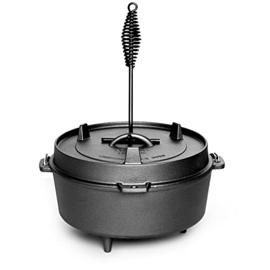 Voorgekruide gietijzeren Dutch - Camping Cooking Dutch Oven recensie en prijs