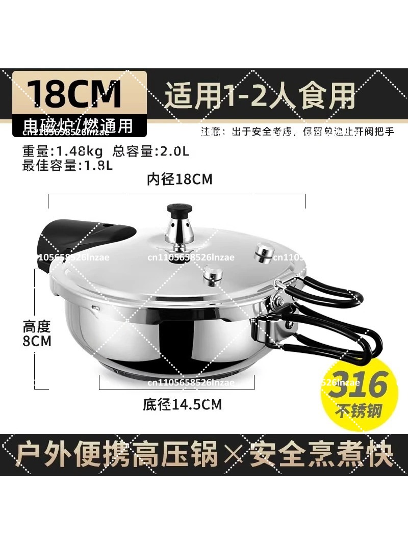 Camping Drukpan RVS kookpot me - Camping Cooking Meals recensie en prijs