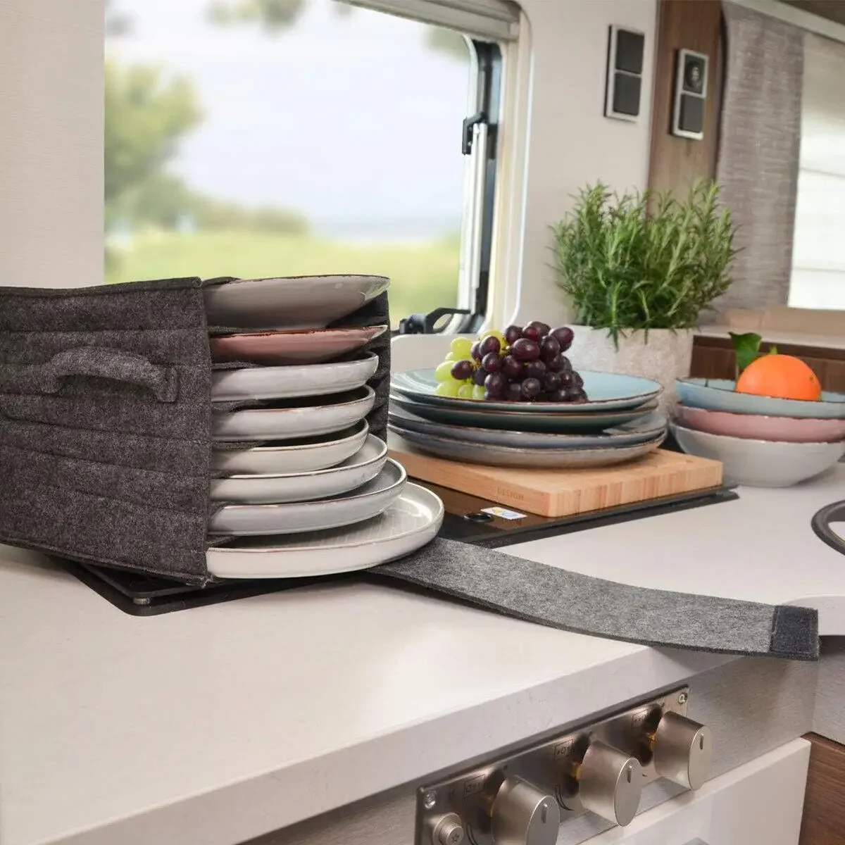 Vilten plaat schotel beker opb - Camping Cooking Meals recensie en prijs
