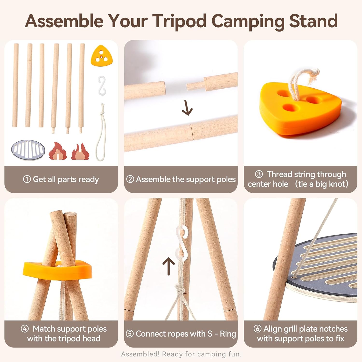 Houten kindercamping speelgoed - Camping Cooking With Kids recensie en prijs