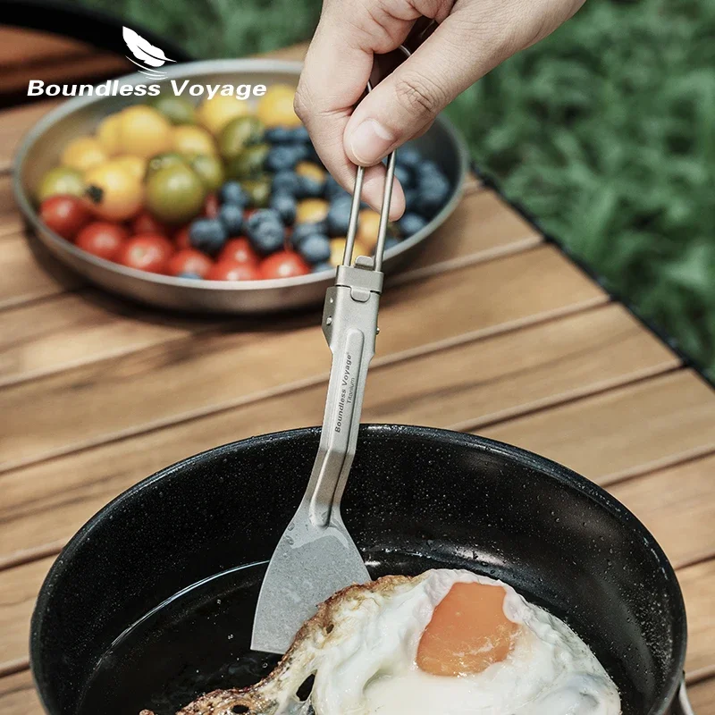 Boundless Voyage Titanium Spat - Camping Cooking Handle recensie en prijs
