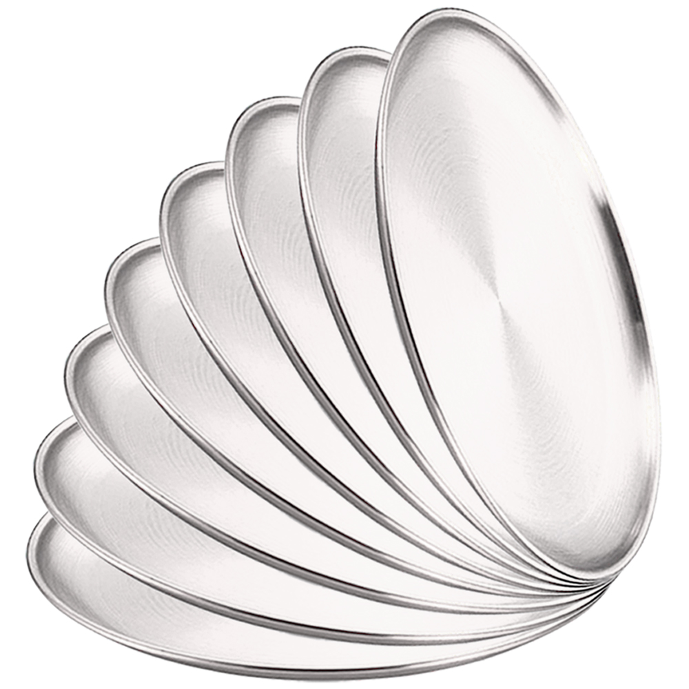 8 Stuks Metalen Eetschotel Roe - Camping Cooking Meals recensie en prijs