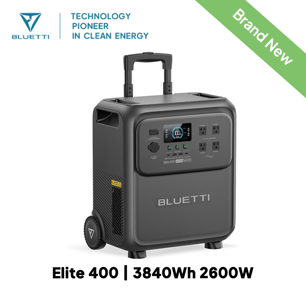 BLUETTI Elite 400 2600W 3840Wh - Camping Cooking Tin recensie en prijs