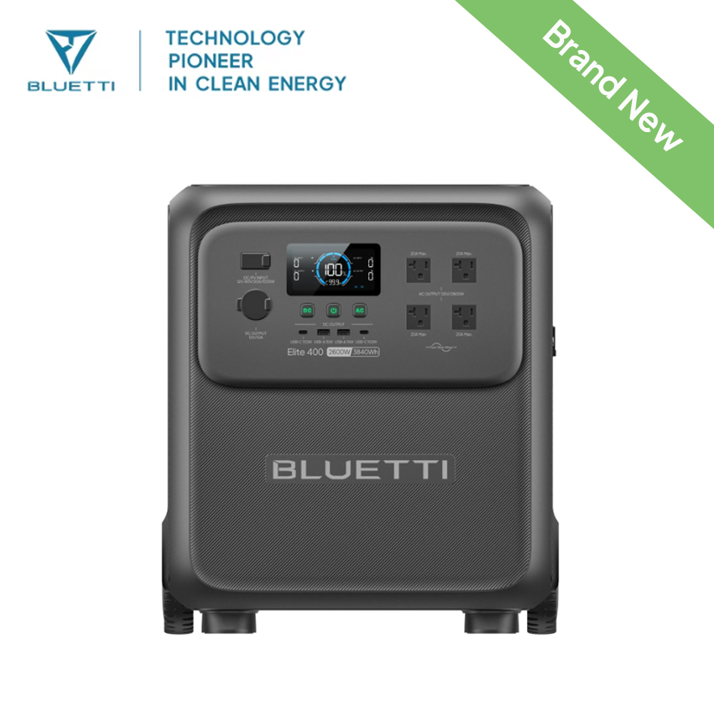 BLUETTI Elite 400 2600W 3840Wh - Camping Cooking Tin recensie en prijs