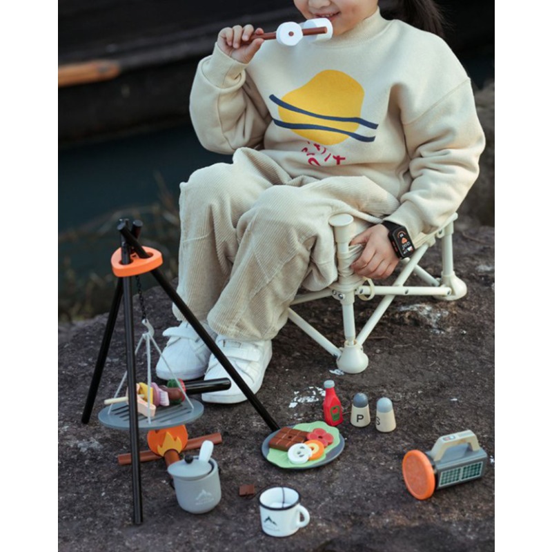 Houten Camping Fantasiespelset - Camping Cooking With Kids recensie en prijs