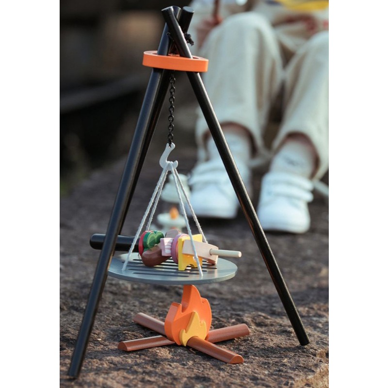 Houten Camping Fantasiespelset - Camping Cooking With Kids recensie en prijs