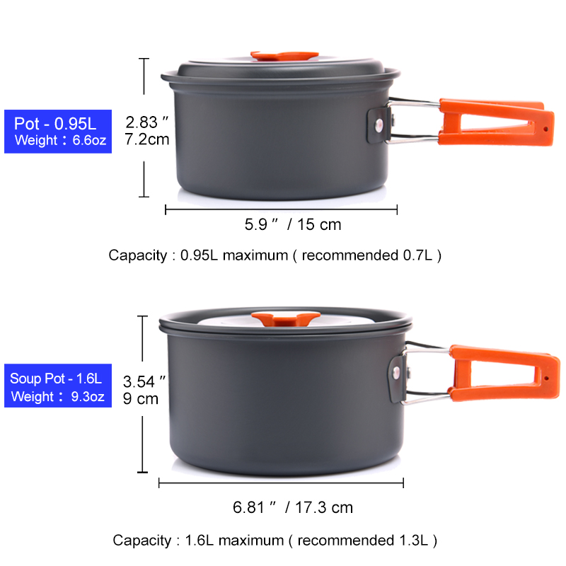 Widea Camping Outdoor Kookgere - Camping Cooking Kit recensie en prijs