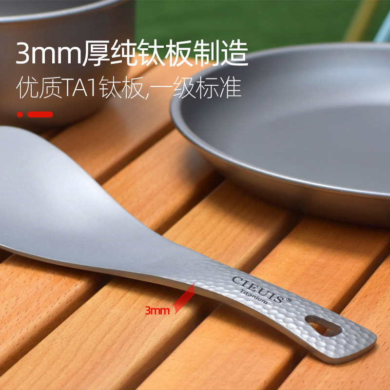 Ultralichte rijstlepel van puu - Camping Cooking Meals recensie en prijs