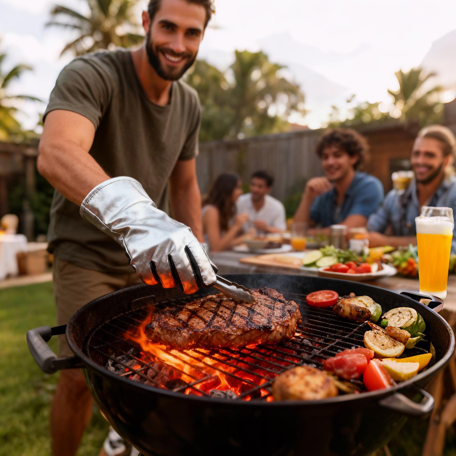 Grillhandschoenen Geïsoleerd A - Camping Cooking Ovens recensie en prijs