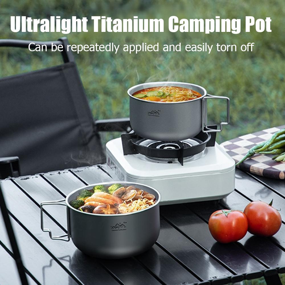 Ultralichte titanium kookgerei - Camping Cooking Handle recensie en prijs