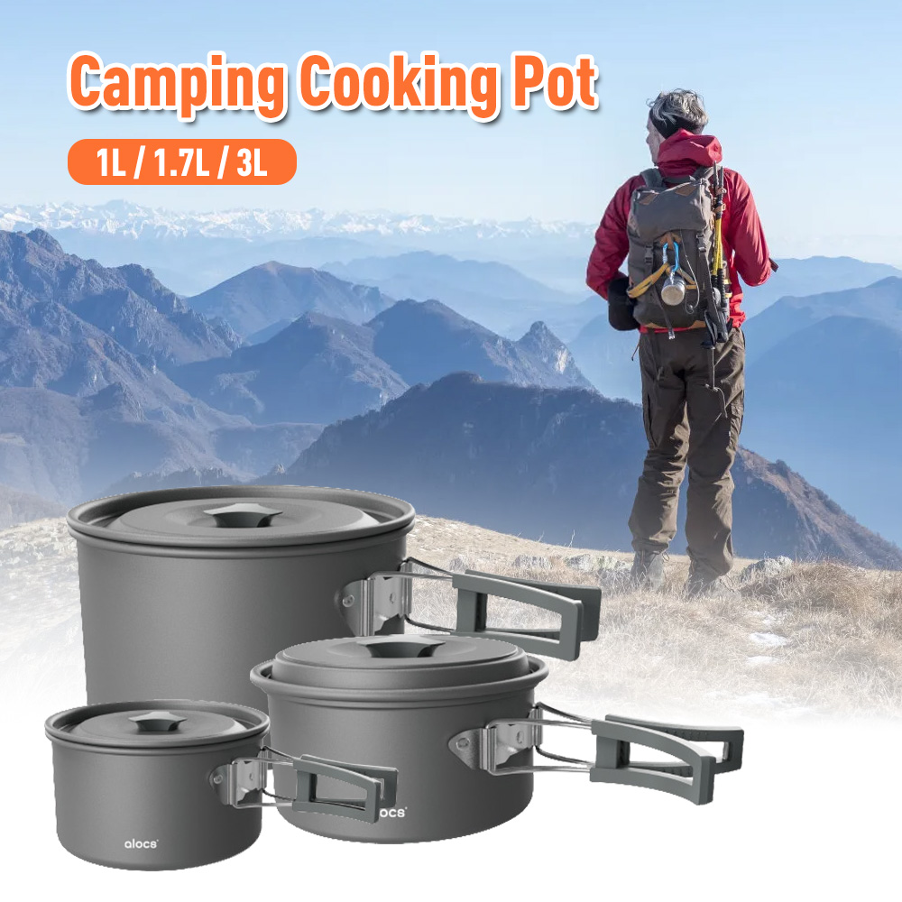 Camping Kookpot Aluminium Lege - Camping Cooking Handle recensie en prijs