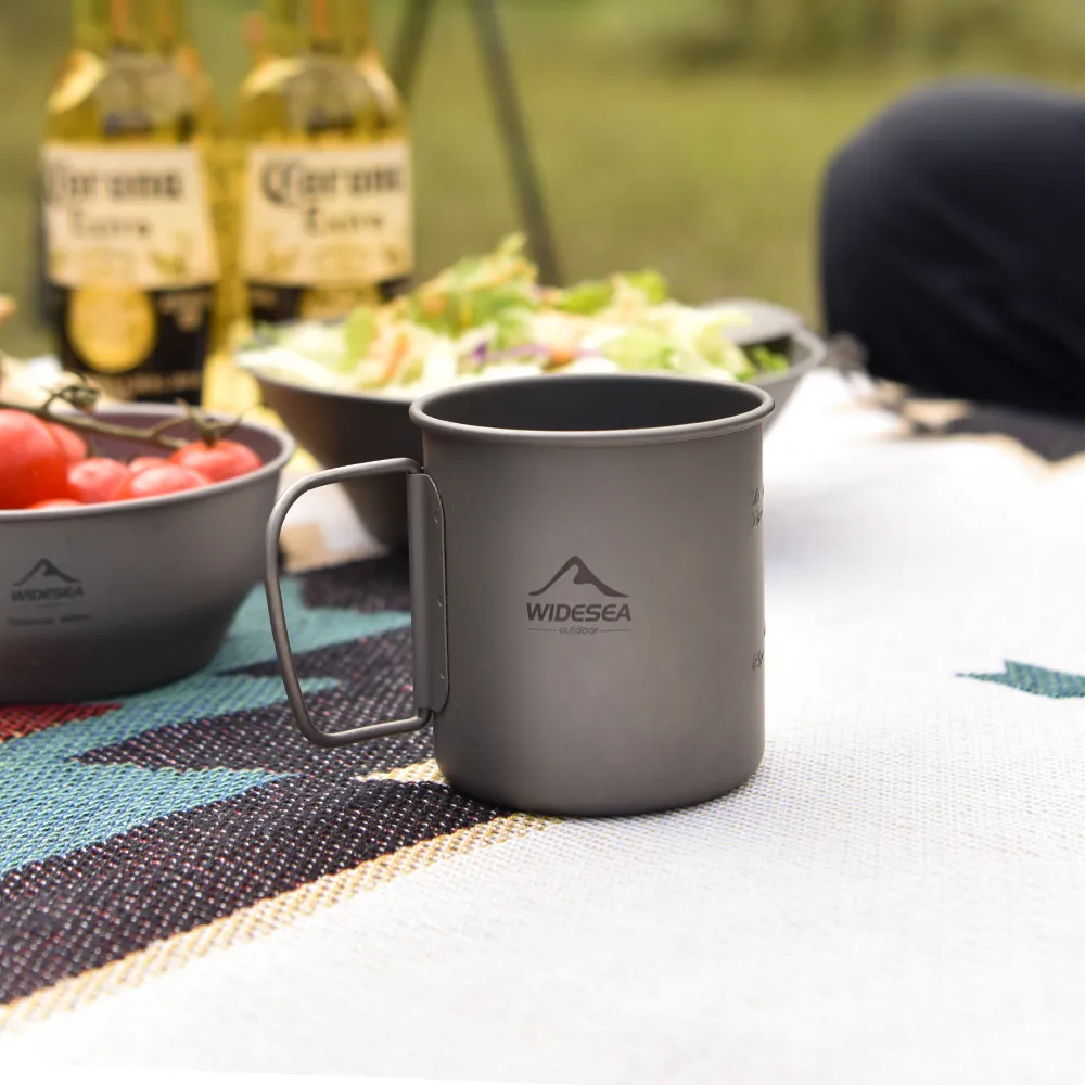 Widesea Camping Mok Titanium C - Quechua Camping Cooking Set recensie en prijs
