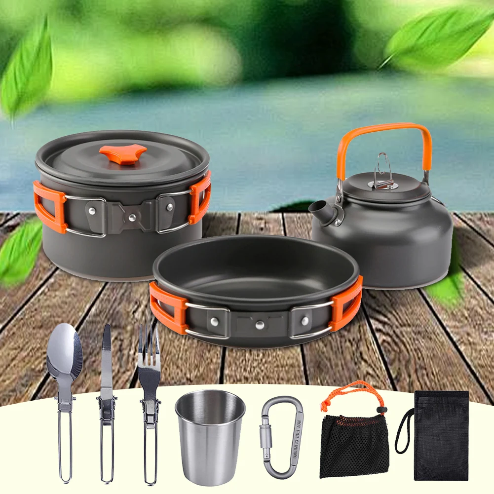 Campingkookgerei Set Ketel Pot - Camping Cooking Kit recensie en prijs
