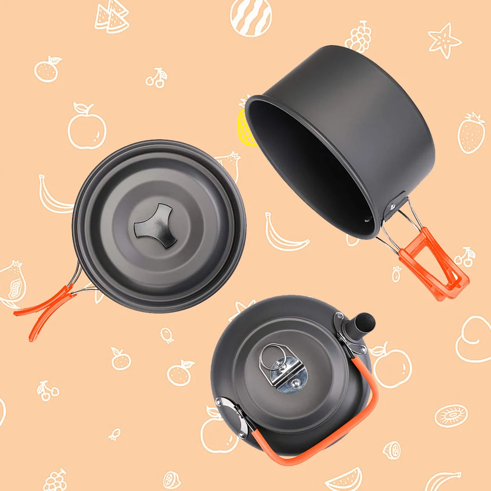 Campingkookgerei Set Ketel Pot - Camping Cooking Kit recensie en prijs