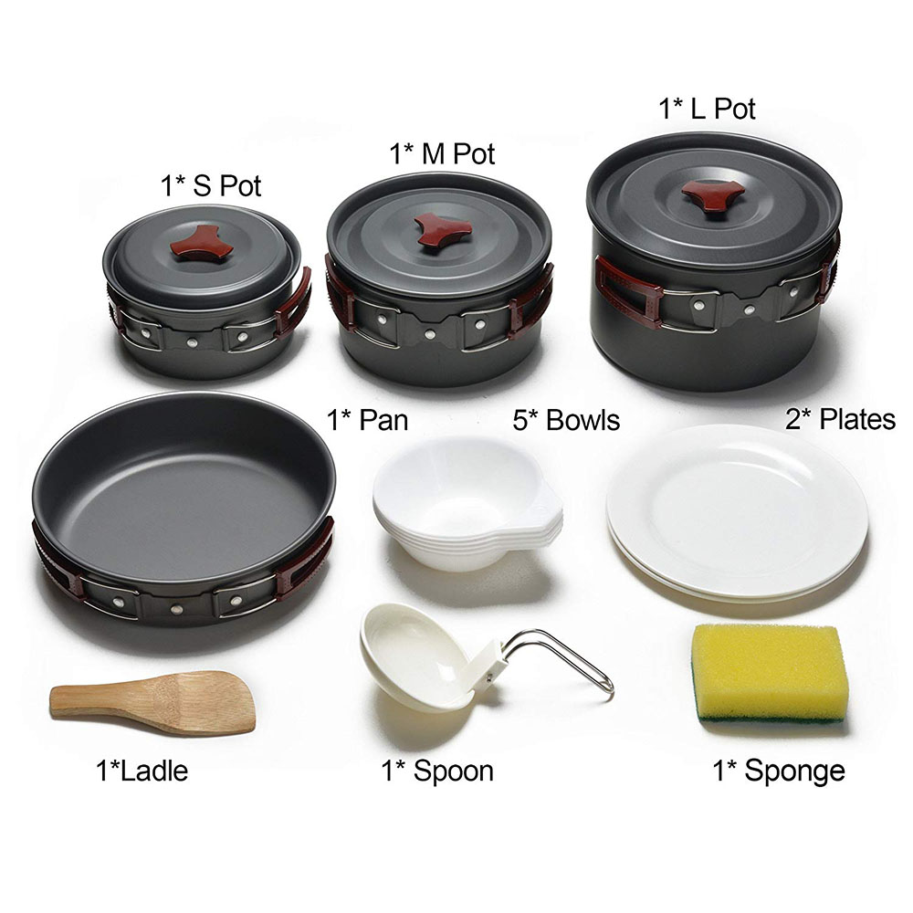 Outdoor Camping Kookgerei Kit  - Camping Cooking Kit recensie en prijs