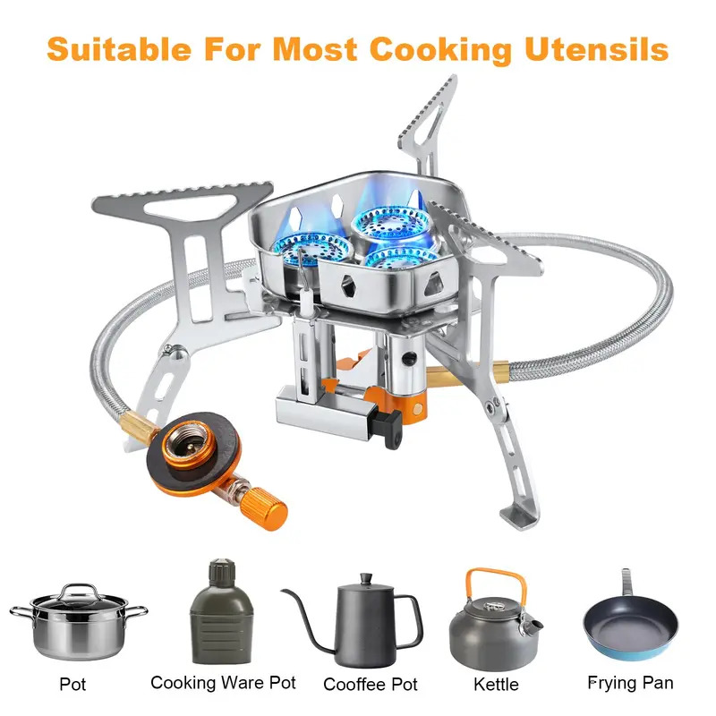 5800W krachtige campinggasforn - Camping Cooking No Gas recensie en prijs